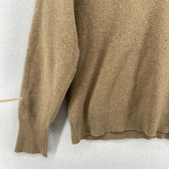 BRAEMAR Sweater Womens S Pure Lambswool Long Sleeve Pullover Brown Scotland Vtg - Picture 13 of 16